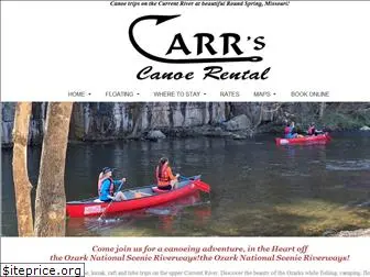 carrscanoerental.com