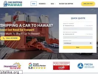 carshippinghawaii.com