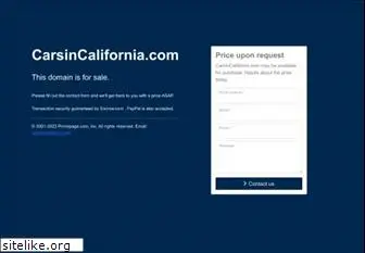 carsincalifornia.com