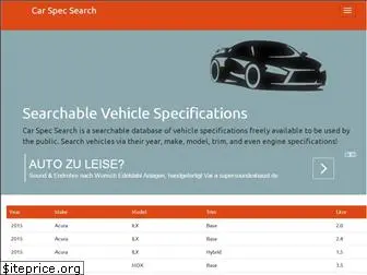 carspecsearch.com