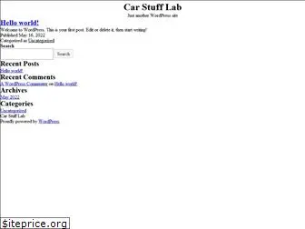 carstufflab.com