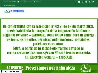 carsucre.gov.co