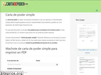 cartadepoder.com