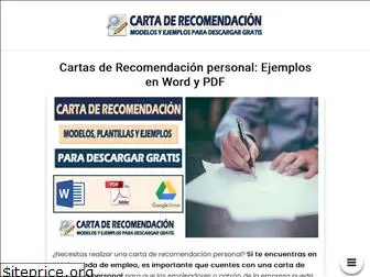 cartaderecomendacion.mx