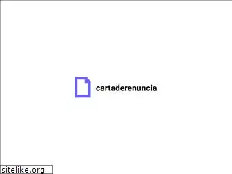 cartaderenuncia.com