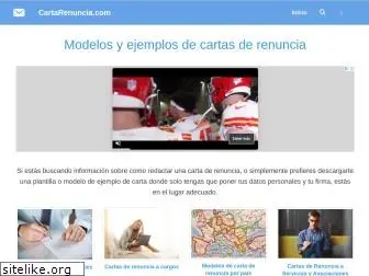 cartarenuncia.com