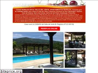 casasrurales-valledeljerte.com