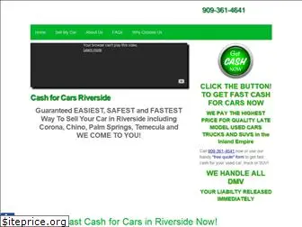 cashforcarsriverside.com