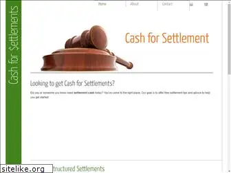 cashforsettlement.org