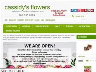 cassidysflowersandgifts.com