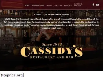 cassidysrestaurant.com
