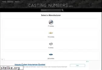 castingnumbers.info