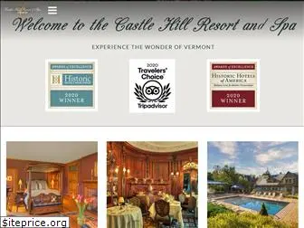 castlehillresortvt.com