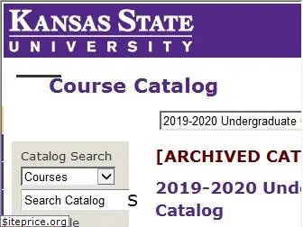 catalog.k-state.edu