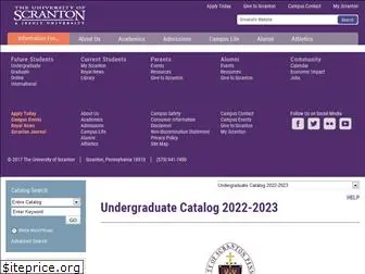 catalog.scranton.edu