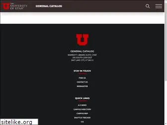 catalog.utah.edu