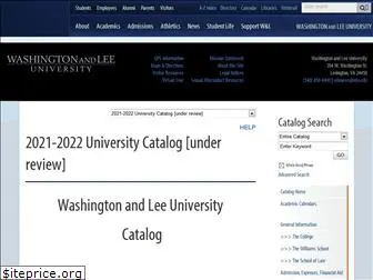 catalog.wlu.edu