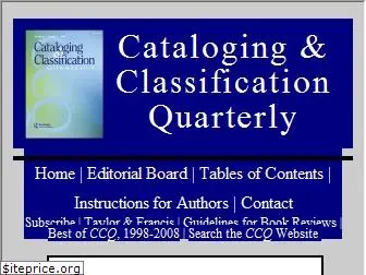 catalogingandclassificationquarterly.com