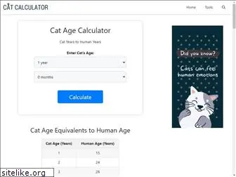 catcalculator.com