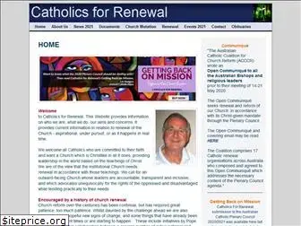 catholicsforrenewal.org