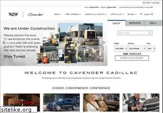 cavendercadillac.com