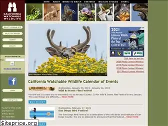 cawatchablewildlife.org