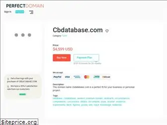 cbdatabase.com