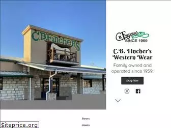 cbfincherswesternwear.com