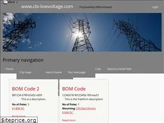 cbi-lowvoltage.com