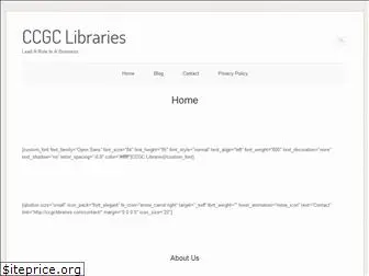 ccgclibraries.com