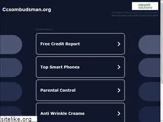 ccsombudsman.org