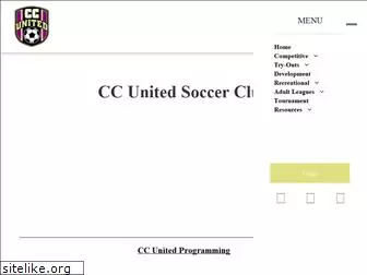 ccunitedsoccer.com