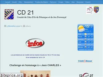 cd21petanque.com