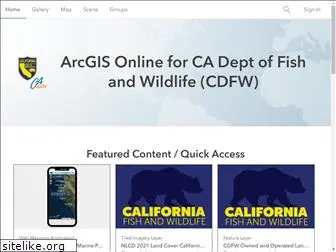 cdfw.maps.arcgis.com
