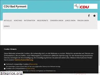 cdu-badpyrmont.de