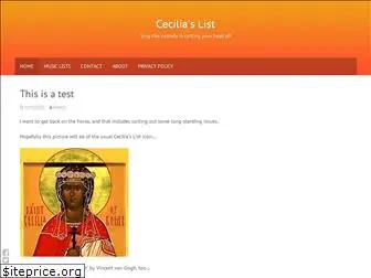 ceciliaslist.org