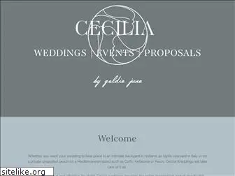 ceciliaweddings.com