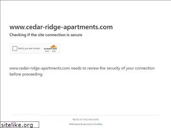 cedar-ridge-apartments.com
