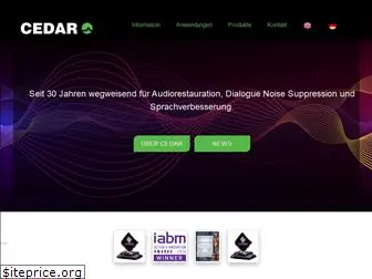 cedaraudio.de