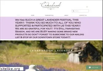 cedarbrooklavender.com