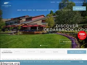 cedarbrooklodge.com