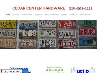 cedarcenterhardware.com