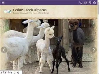 cedarcreekalpacas.net