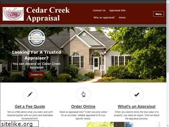 cedarcreekappraisal.com