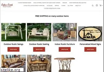 cedarcreekfurniture.com