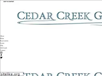 cedarcreekgrille.com