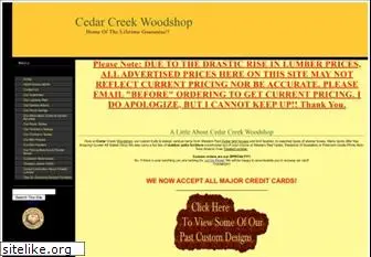 cedarcreekwoodshop.com