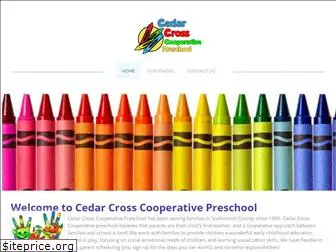 cedarcrosspreschool.com