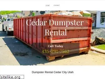 cedardumpsterrental.com