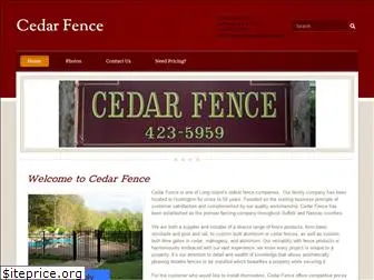 cedarfenceny.com